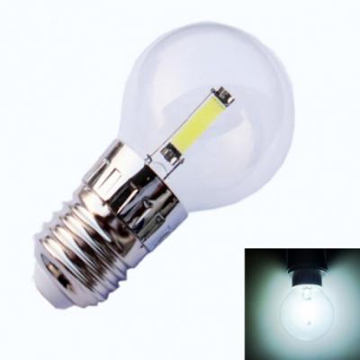 LED Bulb COB Light 1.6W 180lm E27 G50 White Silver AC220-240V (Светодиодные лампы COB свет 1.6W 180lm E27 G50 Белый Серебряный AC220-240V)